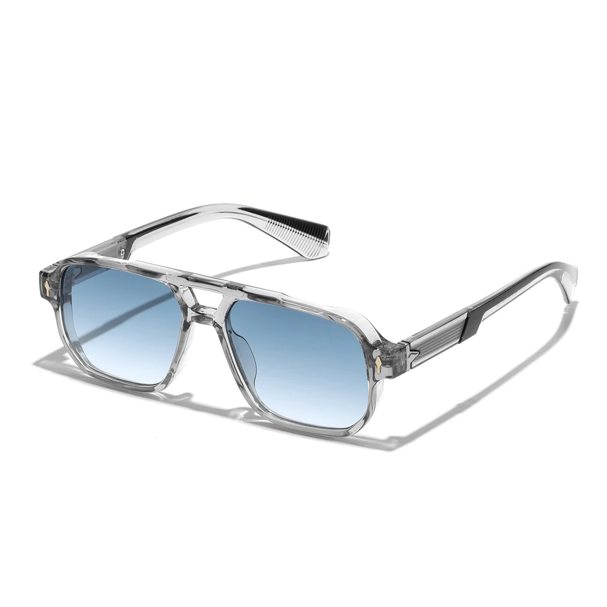 Retro 2026 Transparent Frame Sunglasses for Men and Women luxury brand designer UV400 Protection, Stylish for Driving & Outdoors - Image 3