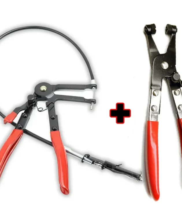 Car Fuel Oil Water Hose Clamp Pliers Hand Tool Long Reach Wire Spring Hose Clamp Pliers Remover for Auto Coolant Radiator Heater