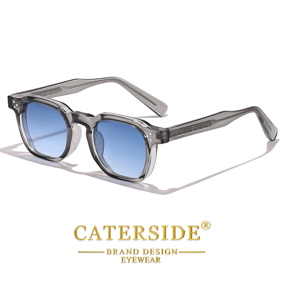 CATERSIDE Fashion Men Sunglasses Small Frame Square Personalized Design Sun Glasses Women Travel Party Business Festival Gift - Image 2