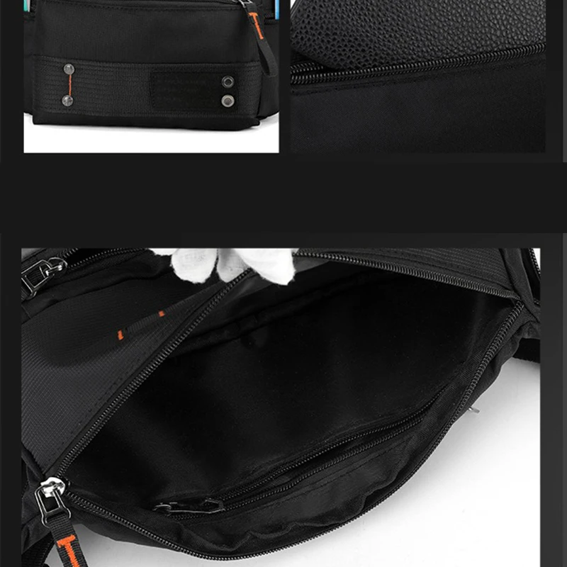 Men Waist Pack Belt Bag Cross Body Sling Chest Bags Commuter Outdoor Sports Travel Climb Nylon Male Shoulder Bum Hip Fanny Bags - Image 6