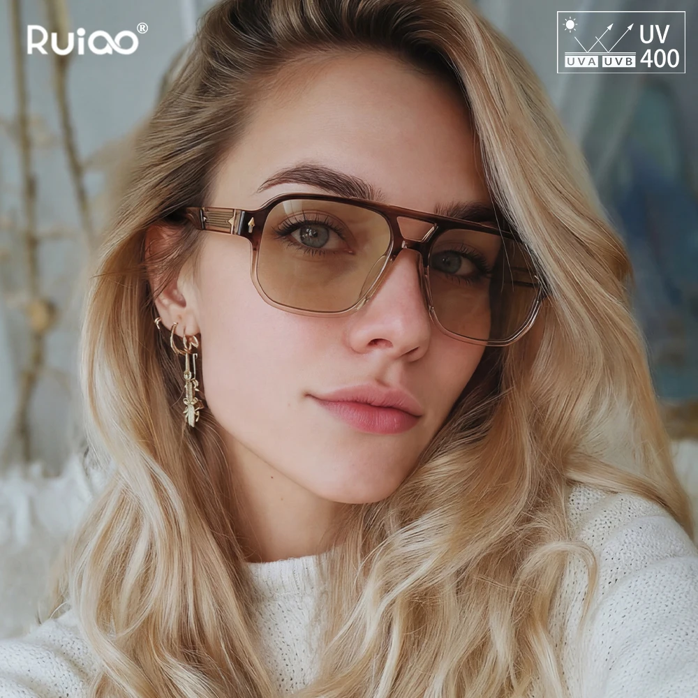Retro 2026 Transparent Frame Sunglasses for Men and Women luxury brand designer UV400 Protection, Stylish for Driving & Outdoors - Image 2