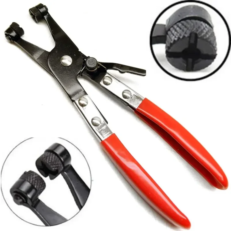 Car Fuel Oil Water Hose Clamp Pliers Hand Tool Long Reach Wire Spring Hose Clamp Pliers Remover for Auto Coolant Radiator Heater - Image 4